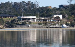 The Houhora Big Game and Sport Fishing Club, and its disputed boat ramp.