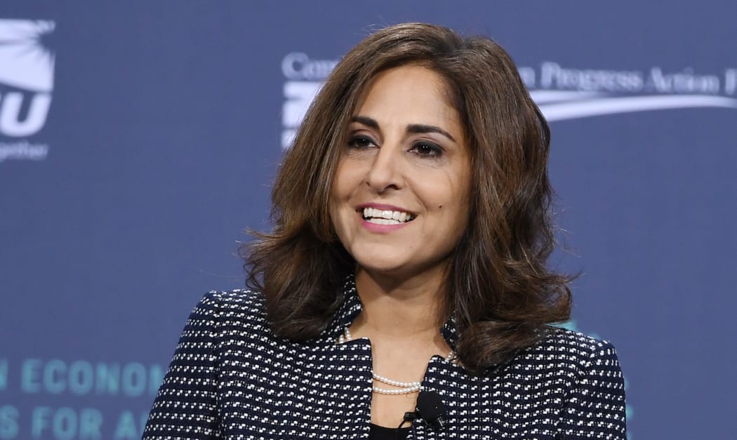President and CEO of the Center for American Progress Neera Tanden speaks at the National Forum on Wages and Working People: Creating an Economy That Works for All at Enclave on April 27, 2019 in Las Vegas, Nevada.