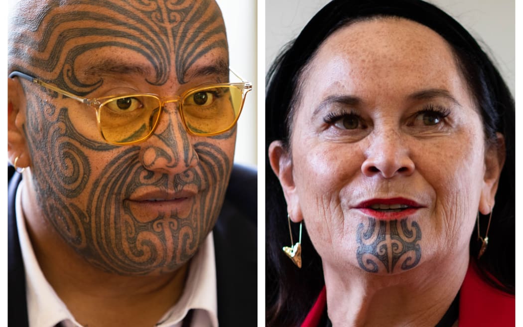 The co-leaders of Te Pāti Māori, Rawiri Waititi and Debbie Ngarewa-Packer.