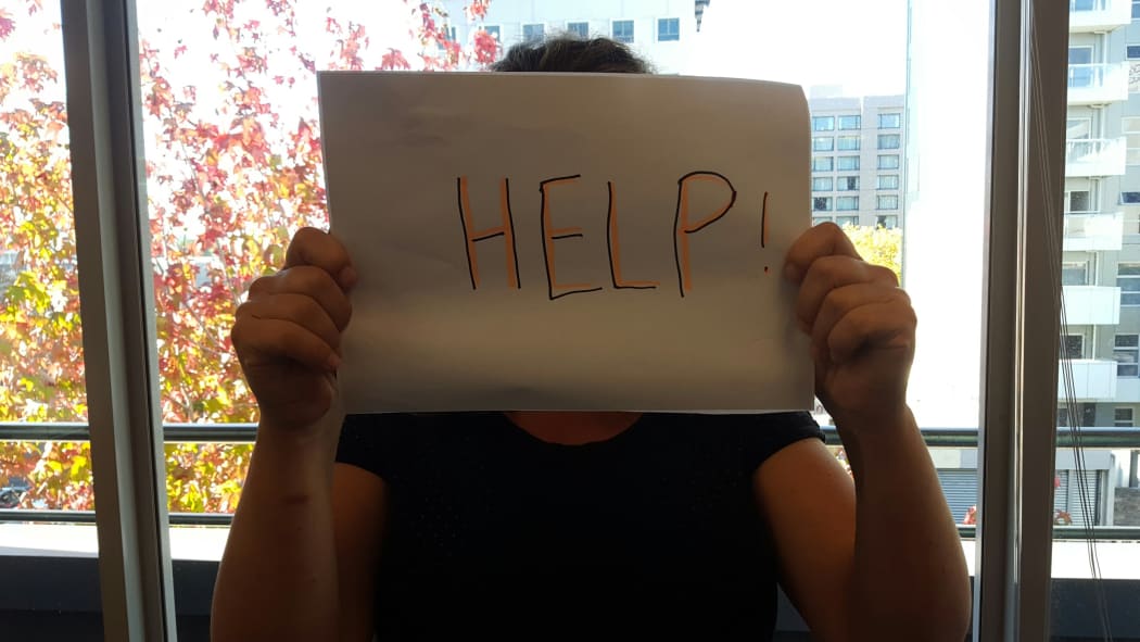 Depressed teen