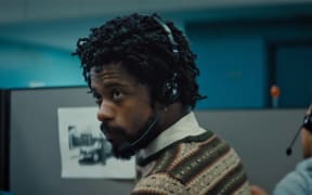 Lakeith Stanfield as Cassius Green in Sorry to Bother You.