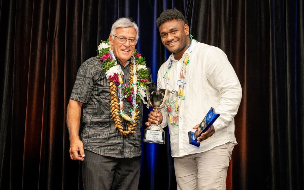 In 2022, Timoci Tavatavanawai scooped the Tuifa’asisina Sir Bryan Williams Back of the Year and the Maui Award for Attacking Player of the Year for Moana Pasifika. Photo/Moana Pasifika/Facebook