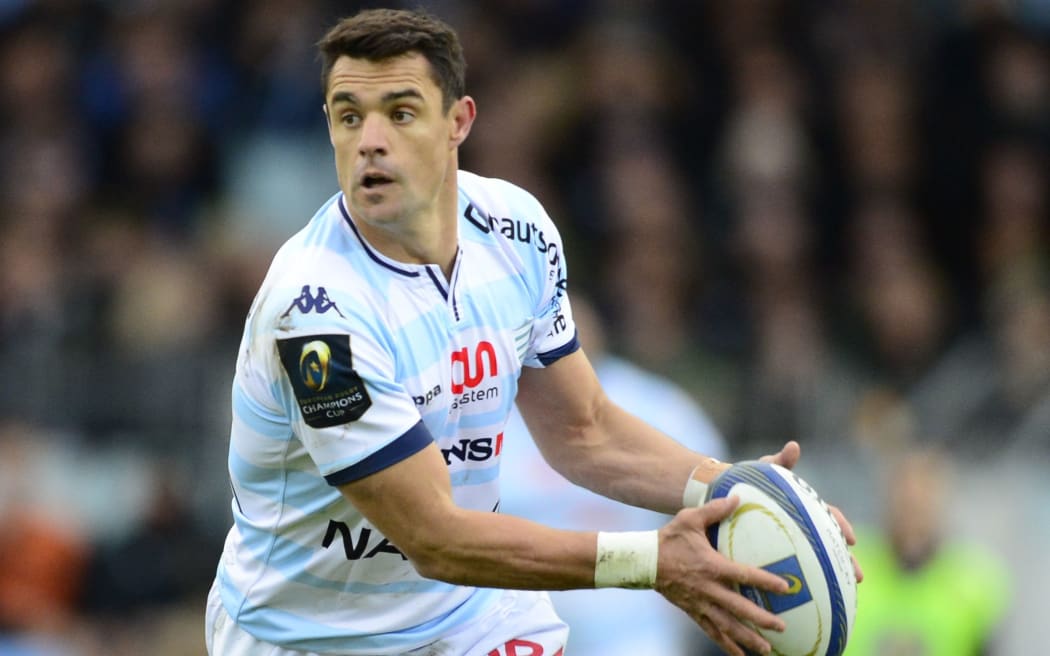Dan Carter first game for Racing Metro
December 2015 v Northampton.
