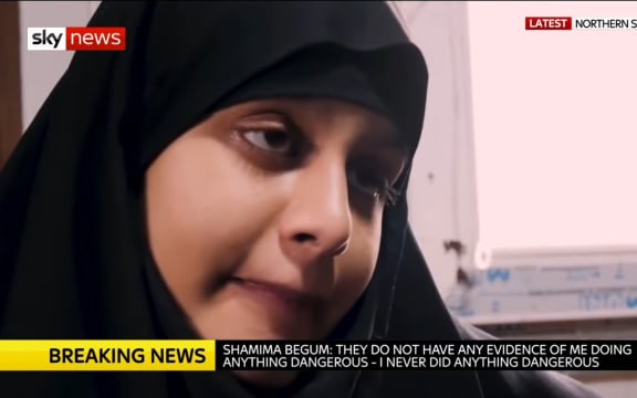 'Isis bride' Shamima Begum talks to Sky News.