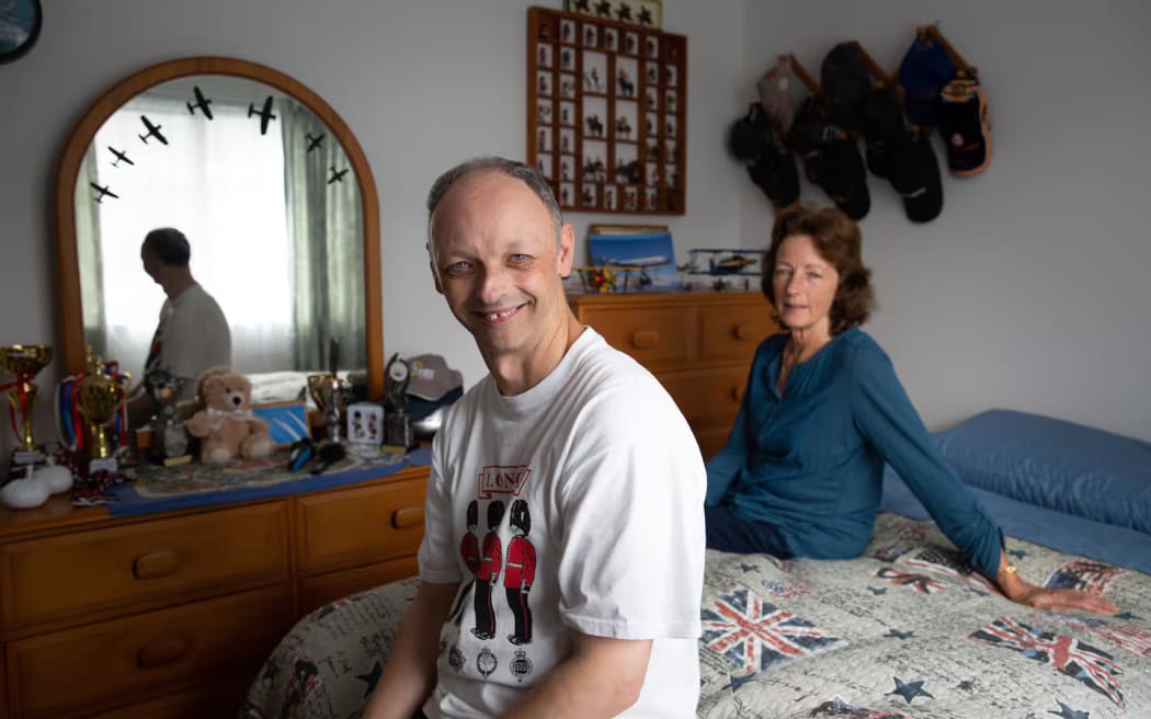 Christine Fleming who cares for her severely disabled adult son Justin says she's "bitterly disappointed, but not surprised" by the Court of Appeal decision. Photo / Sylvie Whinray