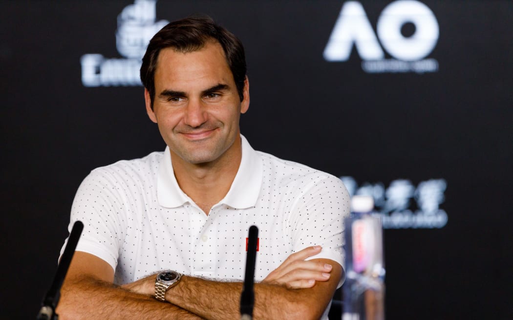 Swiss tennis legend Roger Federer