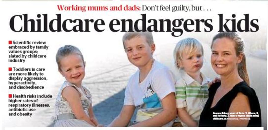 A headline to chill time poor parents