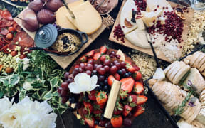 A sample Christmas platter by Wanaka catering company The Platter Share