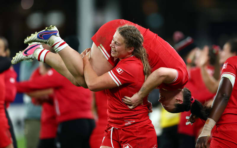 Canada women snap world champion England's 41-match unbeaten run | RNZ