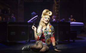 Adam Rennie as Hedwig in the musical Hedwig and the Angry Inch