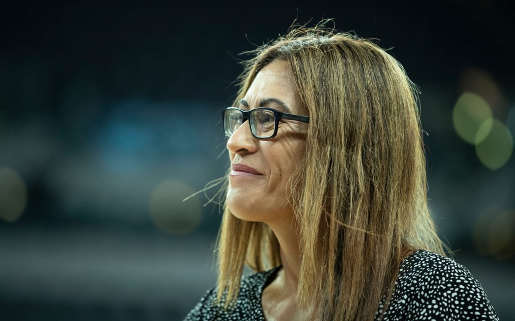 Silver Ferns coach Noeline Taurua - Constellation Cup Game 2, between the NZ Silver Ferns v Australian Diamonds, held at Spark Arena, Auckland, New Zealand.  16 October 2019       Photo: Brett Phibbs / www.photosport.nz