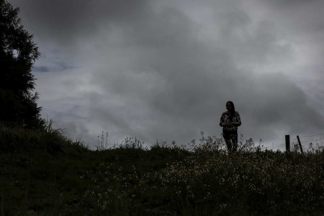 Shannel Yorke, Judith Yorke's daughter, near her home in Te Puke 2017