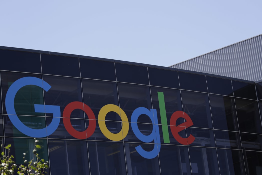 July 19, 2016, file photo shows the Google logo at the company's headquarters in Mountain View, Calif.