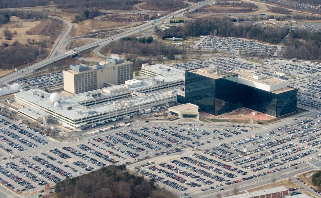 The National Security Agency headquarters at Fort Meade, Maryland.