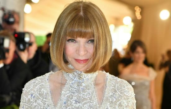 Vogue Editor-in-Chief Anna Wintour arrives for the 2018 Met Gala on May 7, 2018, at the Metropolitan Museum of Art in New York.