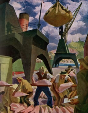Oil on canvas (lost in the London Blitz). Art in New Zealand, September 1931
