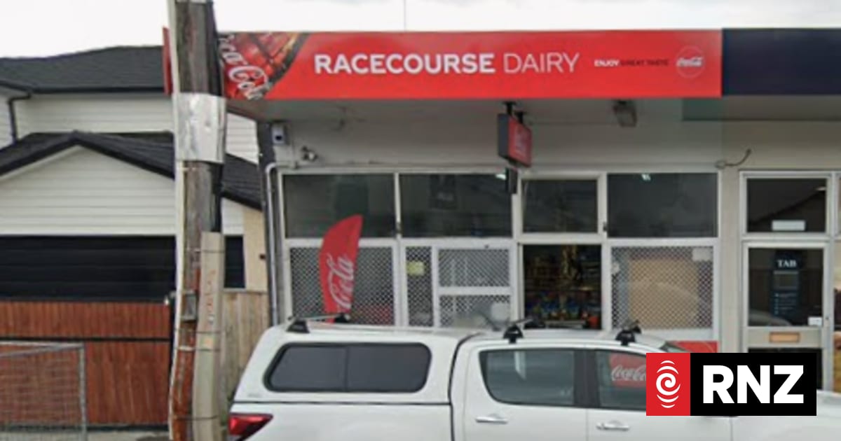 Three masked men storm Wellington dairy with axes, hammer to steal till, owner says