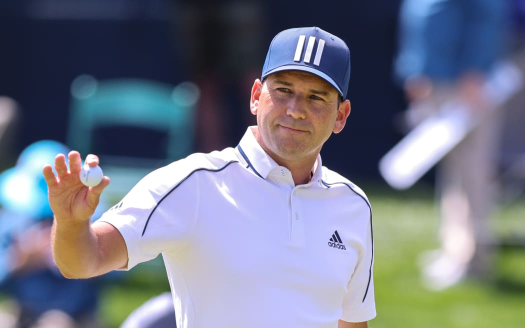Spanish golfer Sergio Garcia
