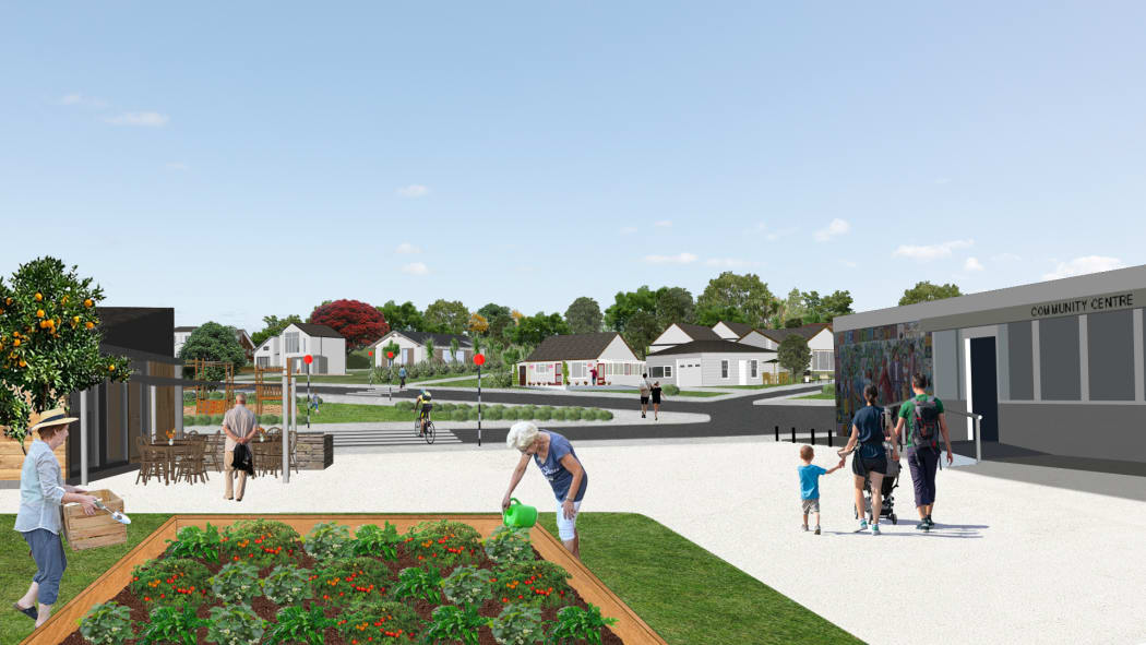 An artist's impression of the potential layout for the up to $400 million mixed use Dargaville Racecourse development