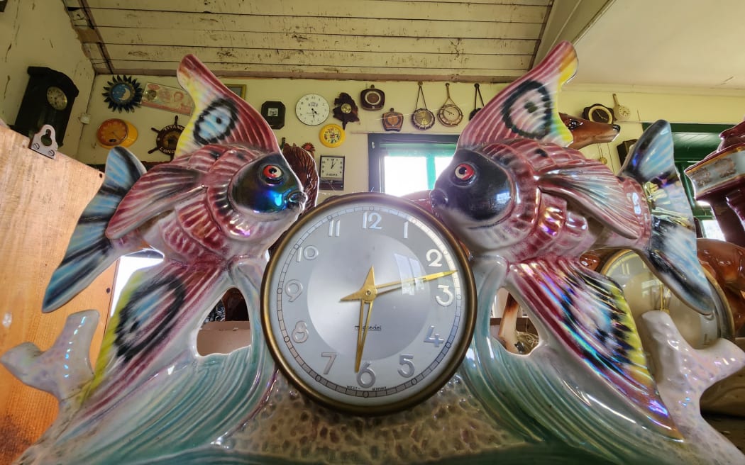 Most of the clocks have been collected from within New Zealand