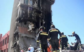 The CTV building after the quake in February 2011.