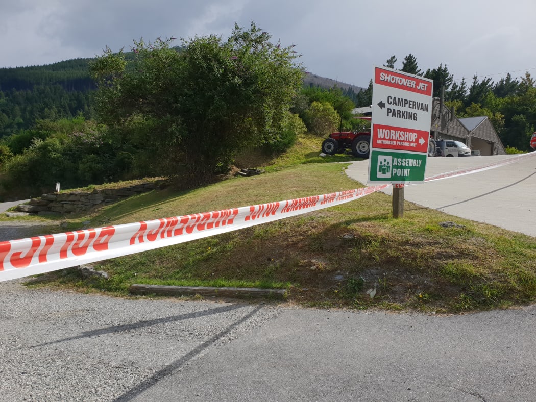 Shotover Jet remains closed today, as security barriers remained in place.