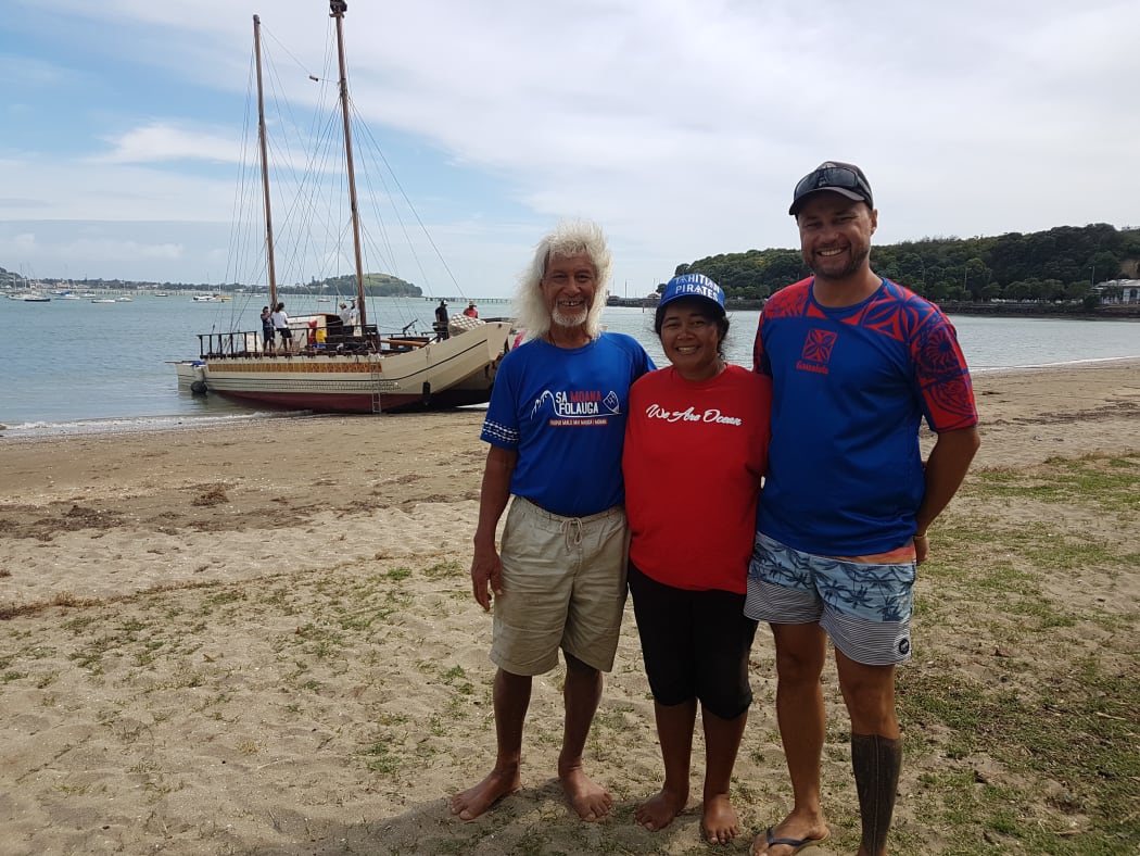 From left to right: Lauaki Lavatai Afifimailagi, Fealofani Bruun, Schannel van Dijken