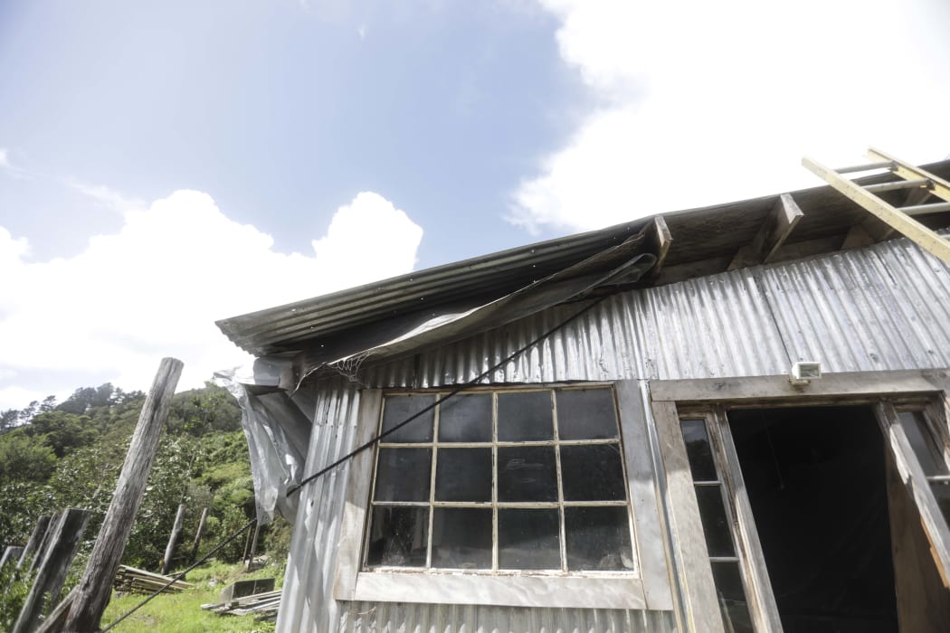 Barrytown was hit hard in former Tropical Cyclone Gita. Rita Bennetts home suffered damage.