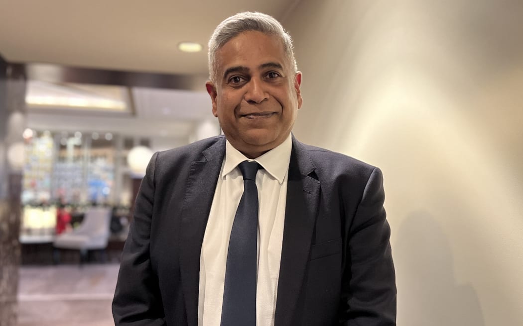 Mervin Singham, chief executive at the Ministry for Ethnic Communities, at the Ethnic Xchange 2025 on 14 Nov 2025 in Auckland.