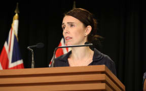 Prime Minister Jacinda Ardern gives a briefing to media two days after the attack on two Christchurch mosques.