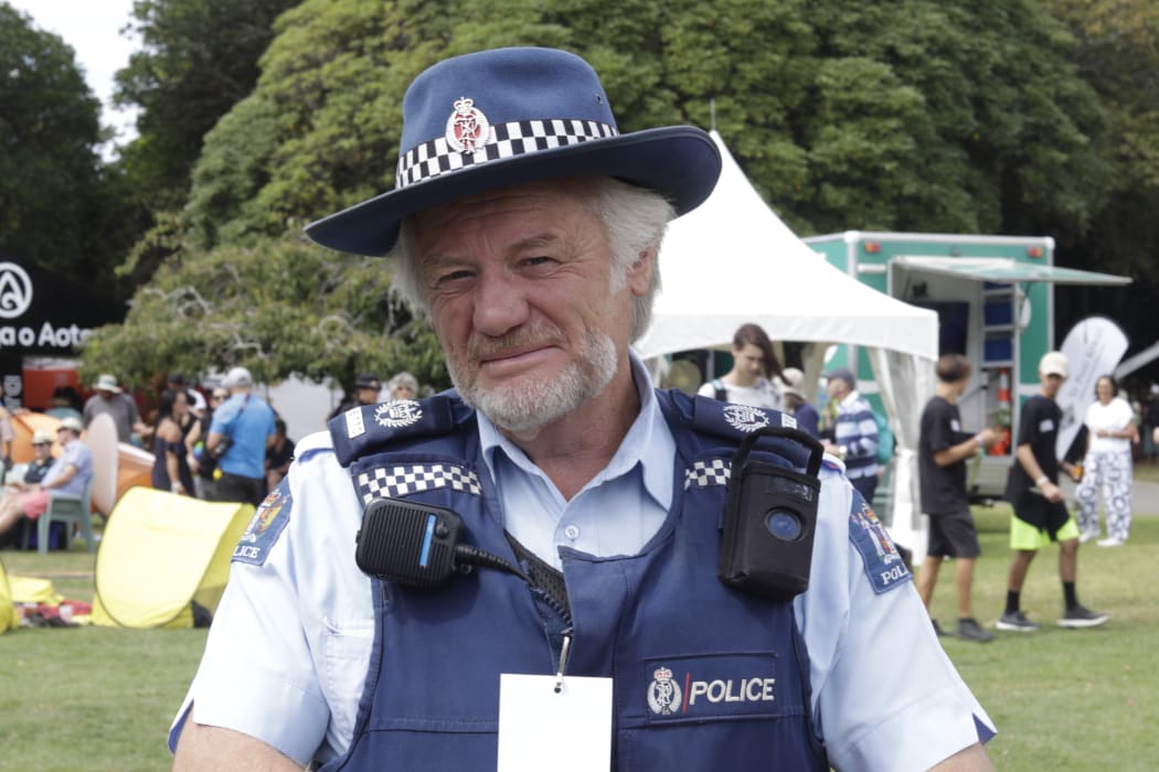The self-proclaimed 'oldest cop' at WOMAD