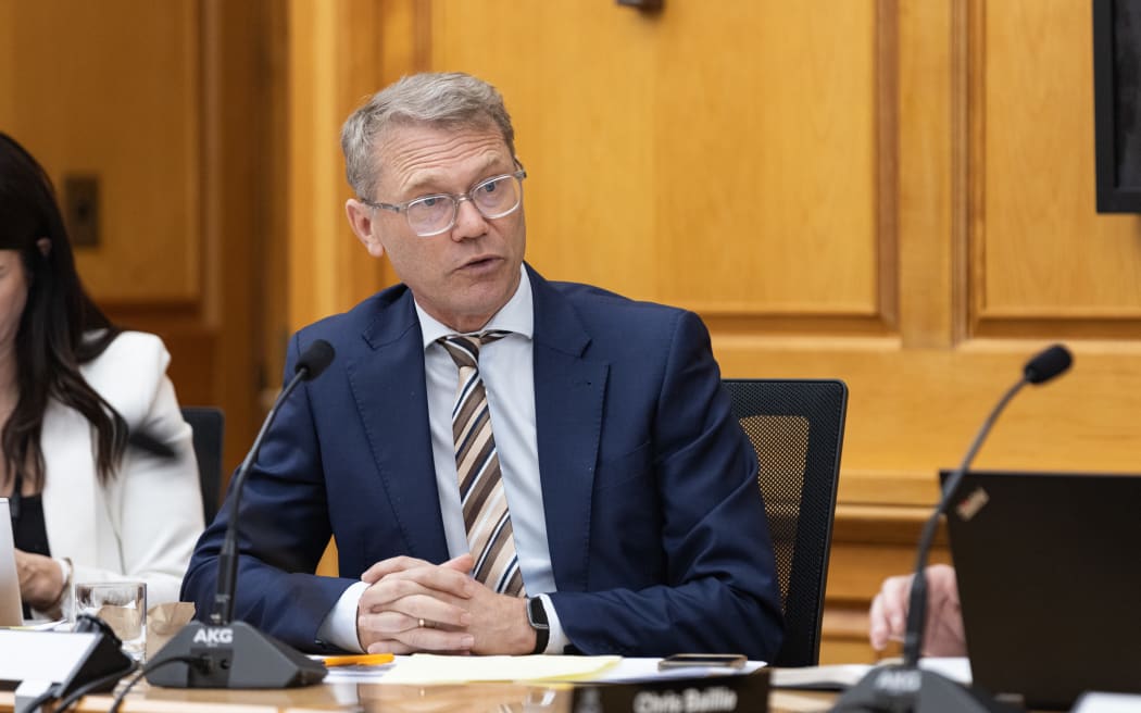 Paul Goldsmith in Select Committees during the 2023 Estimates Hearings.