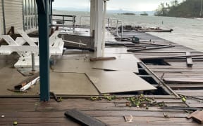 The Copra Shed Marina in Savusavu.