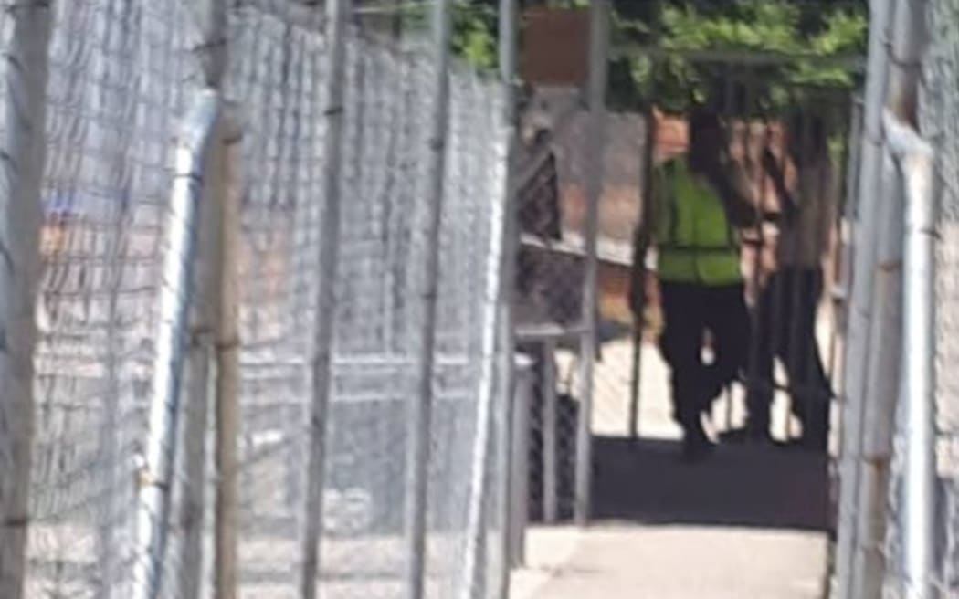 Guards back at work on Manus Island.