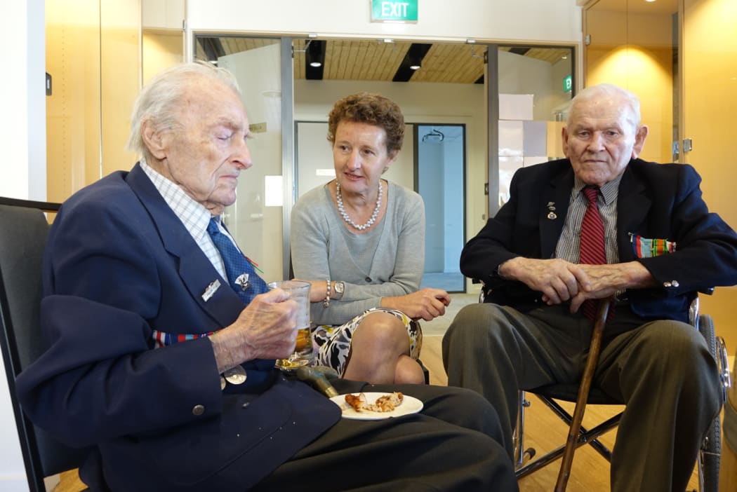 Frank Hill (from left), French ambassador Florence Jeanblanc-Risler and Donald Ivey