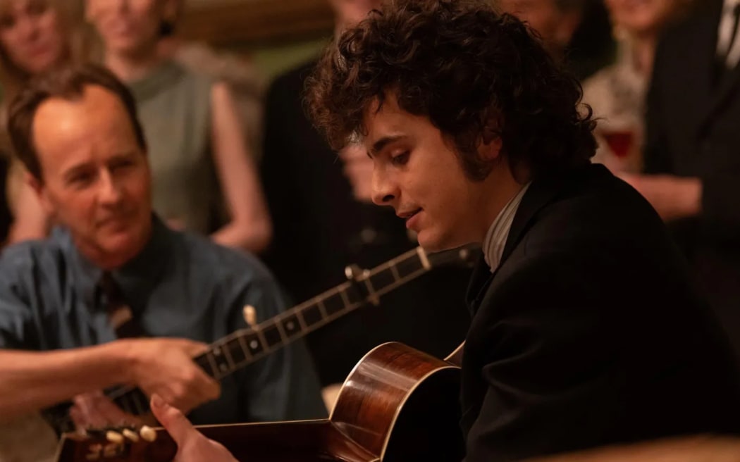 Timothee Chalamet plays Bob Dylan.