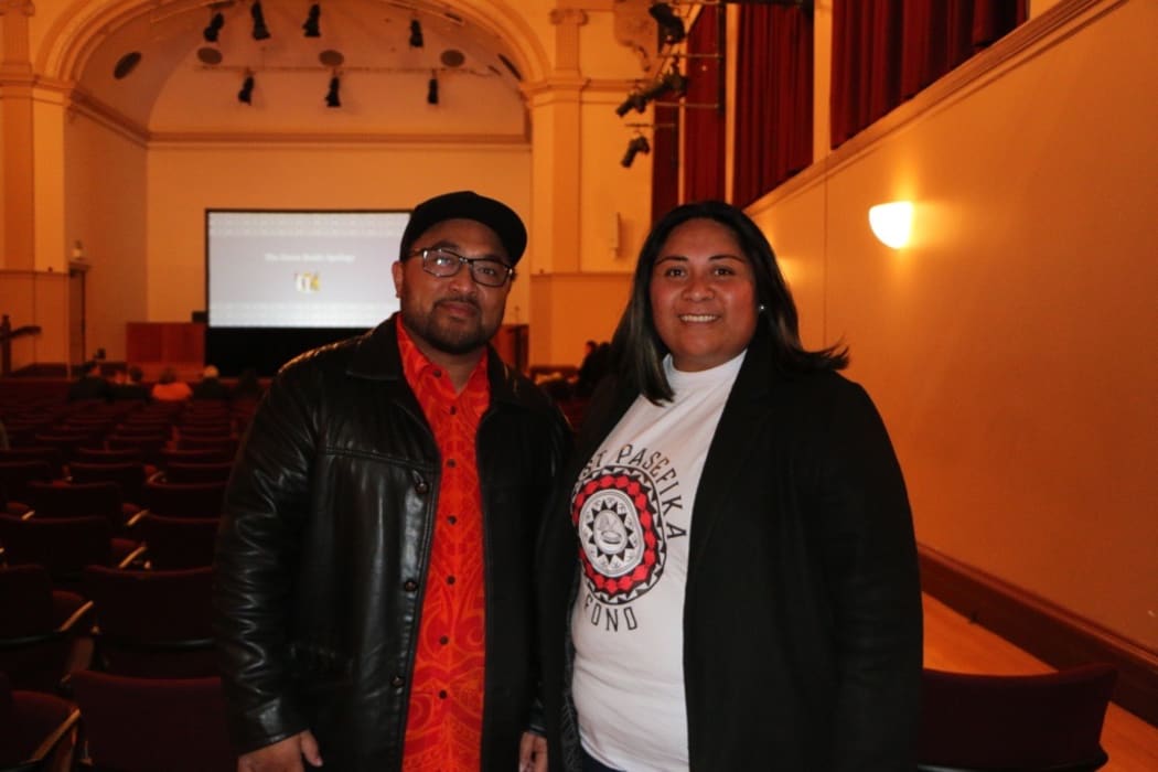 Antonia Lilii and George Schwenke from First Union Pasifika Fono.