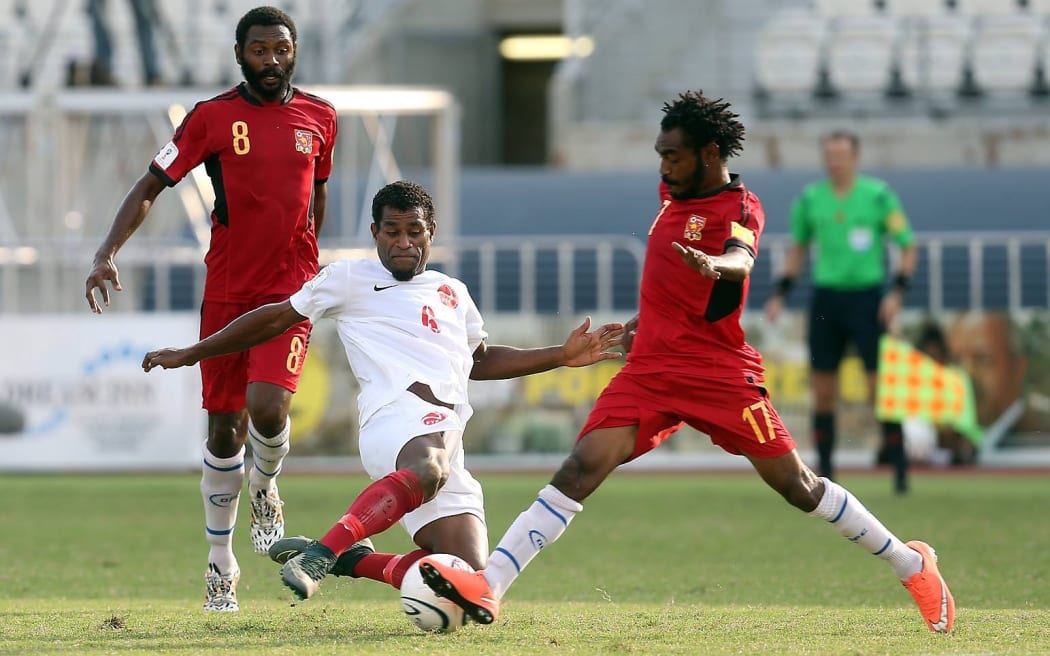 Papua New Guinea and Tahiti will face off against at Sir John Guise Stadium.