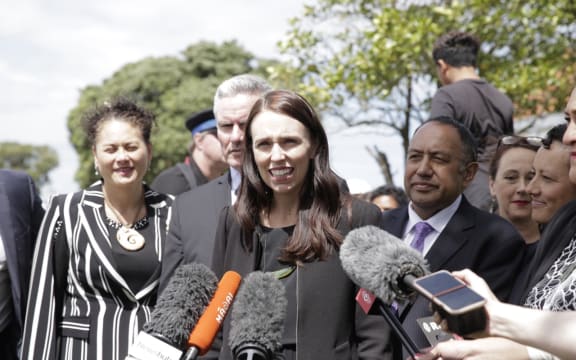 Prime Minister Jacinda Ardern at Rātana