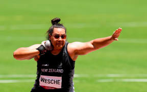 New Zealand's Maddison Wesche, Olympic Stadium, Tokyo 2020 Olympic Games. Sunday 01 August 2021. Mandatory credit: Â© John Cowpland / www.photosport.nz