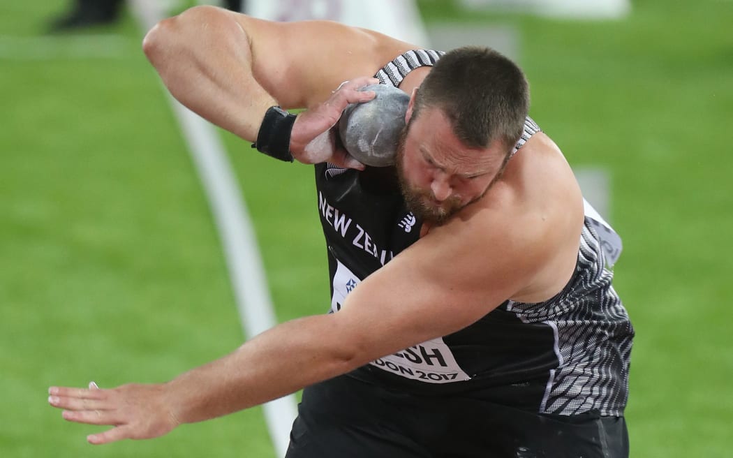 Tom Walsh on his way to winning world championship gold.