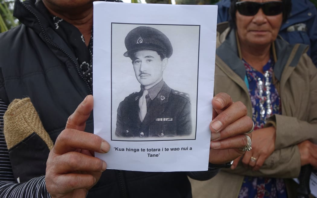 The service sheet at the funeral for Lieutenant Alfred 'Bunty' Preece.