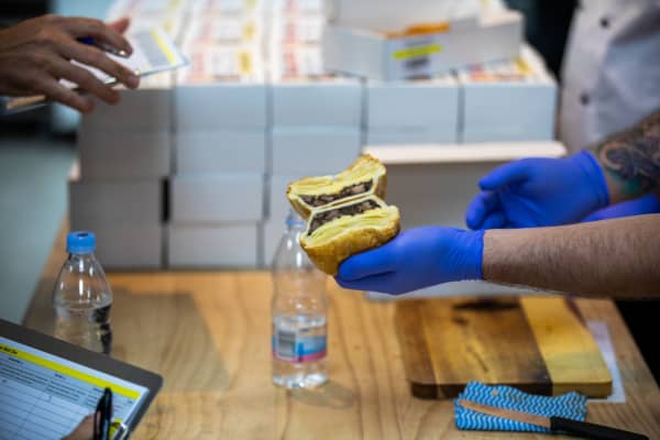 Judging the New Zealand Pie Awards 2024.