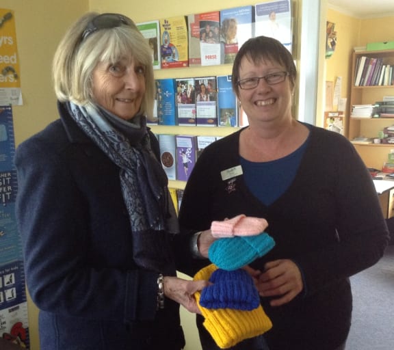 Coralie Curtis, left, and Sue Winstanley from Plunket.