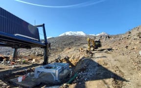 Maintenance teams on Ruapehu prepare for ski season.