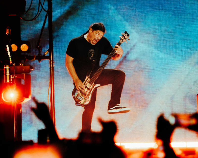 Metallica play at Auckland's Eden Park, November, 2025.