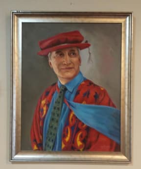 Portrait of Dr Rongo Wetere - one of the paintings removed from the Maniapoto Trust Board offices.