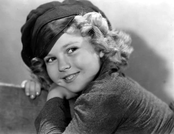 Hollywood child star Shirley Temple.