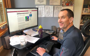Kevin Coldiron pretends to work but is actually obsessively googling 'coronavirus'.