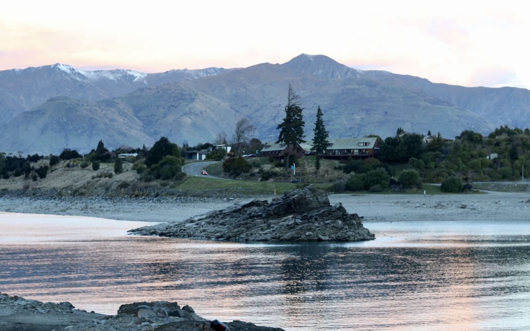 Lake Hawea township.